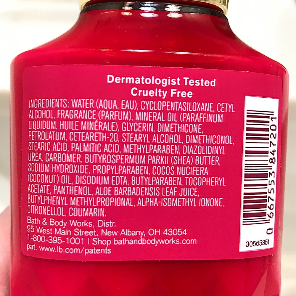 🆕🔥BBW(FOREVER RED)FRAGRANCE BODY LOTION&SMELLS GREAT!!SOFT&SILKY!!NWT - Picture 4 of 7